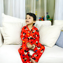 Mickey Mouse Tomato Red Full Sleeves