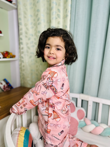 Pink Girl Fashion Full Sleeves
