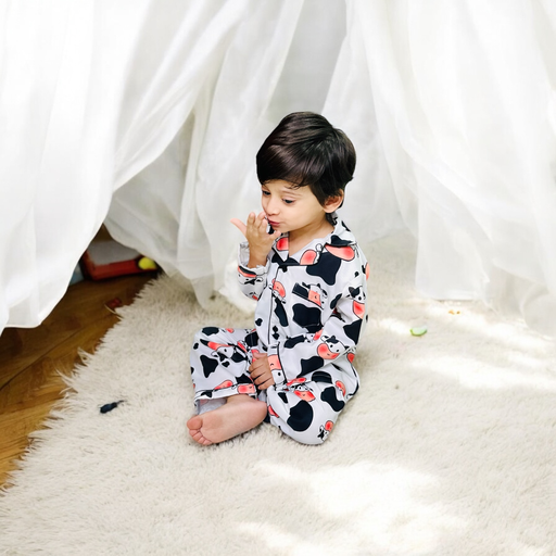 Moo Cow White Full Sleeves