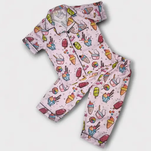 Ice cream Pink Half sleeves